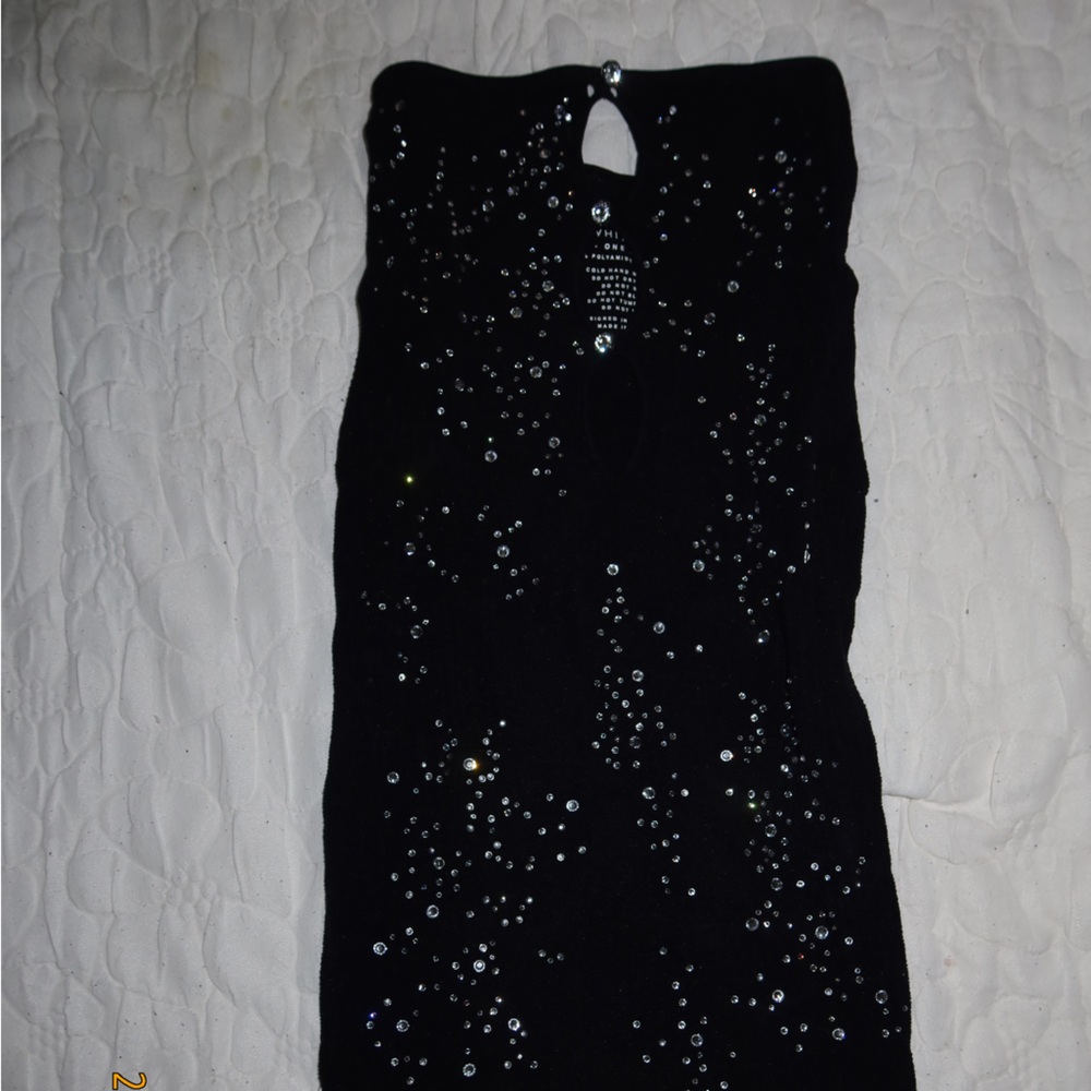 White Fox Poster Girl Dress in Black